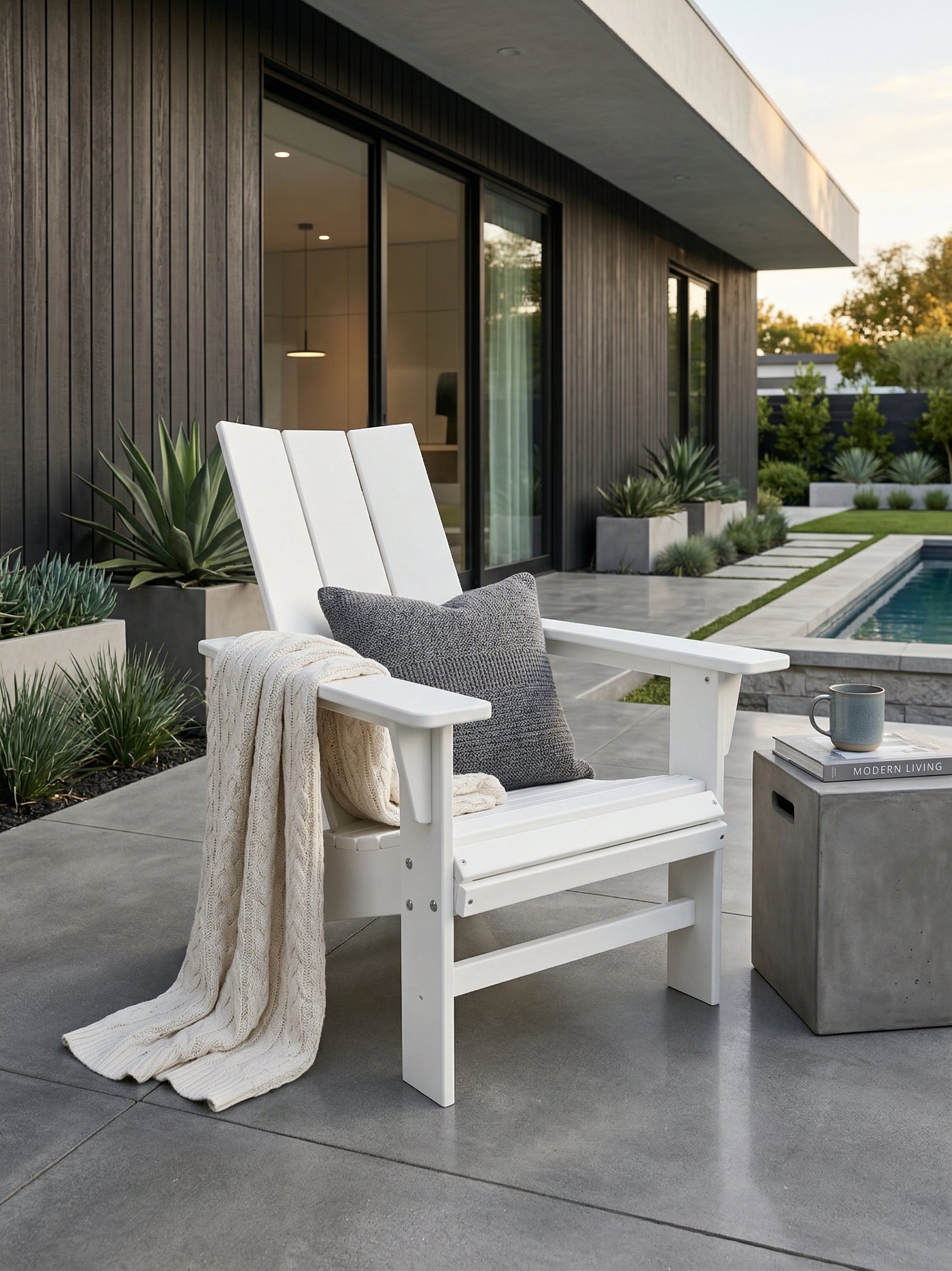 Modern Curveback Adirondack Chair