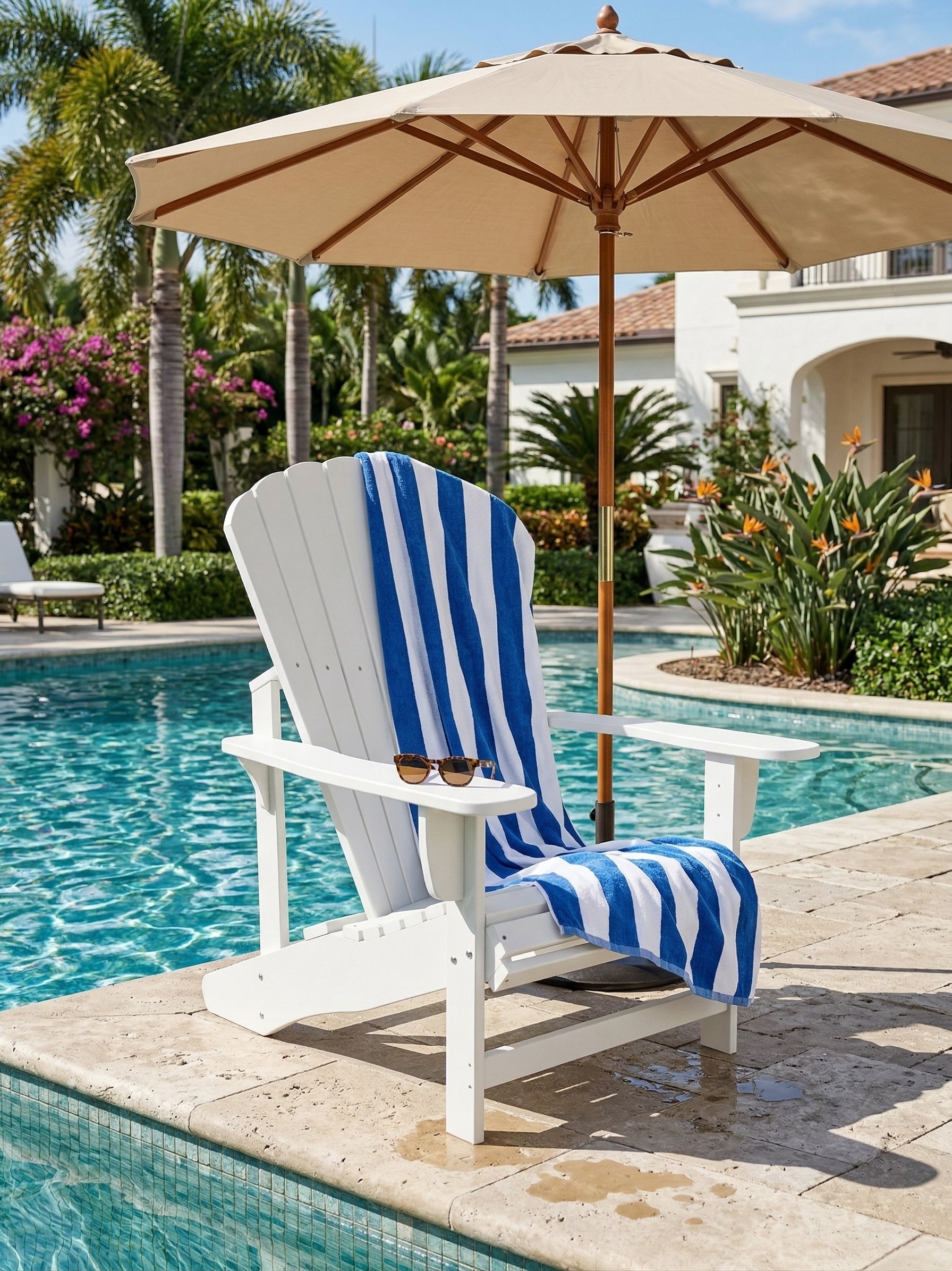 Nautical Curveback Adirondack Chair